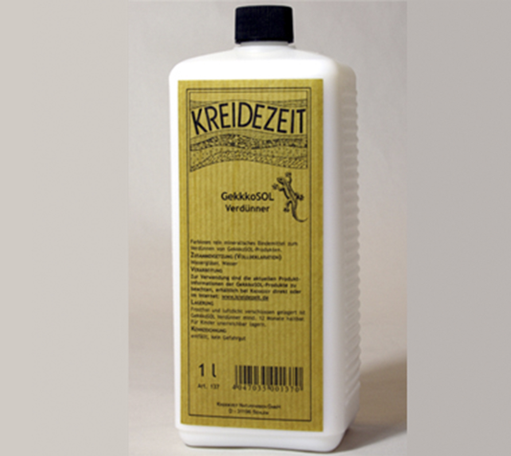 imagen producto: Disolvente para GekkoSOL - Blanco - KREIDEZEIT - 1 litro